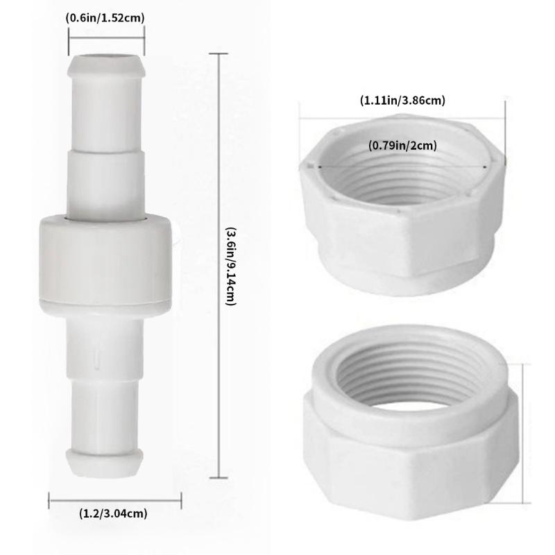 3Pcs Pool Cleaner Ball Bearing Swivels Replacement Pool Cleaner Hose Swivels D20 Hose Ball Bearing Swivels for 280 3900