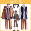 Костюм японского аниме «Bungo Stray Dogs» (Бродячие псы литературы) в детективной форме с идеальными швами