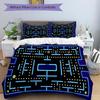 Pacman Maze Adventure Print 3Pcs Bedding Setduvet Cover With 2 Bedropillowcase Home Birthday Gift