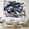 Custom Name off-road motorcycles Print Tapestry, Backdrop, Easy Setup, Ideal for Bedroom, Office & Living Room, with Aesthetic Wall Hanging Decor.