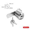 Cam Lock For Door Locker Cabinet Drawer Cupboard Mailbox Locker 20mm 16mm 25mm 30mm + 2 Universal Keys DIY Cabinet Tools 4