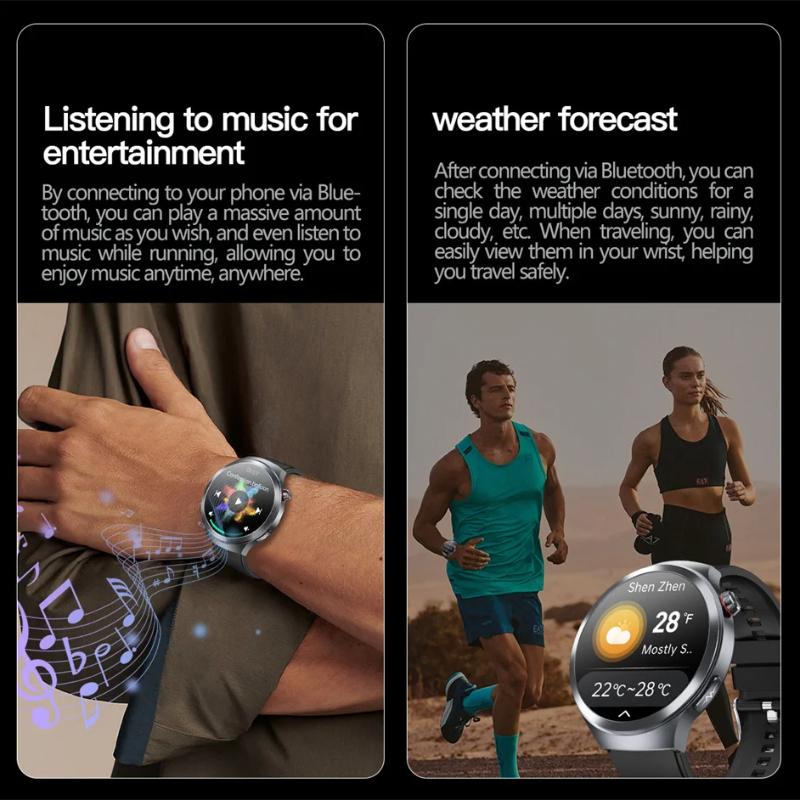 2025 New ECG+PPG Smart Watch Lipids Uric Acid Blood Pressure Health Watch Men NFC Access 100+Sport HD Bluetooth Call Clock Women