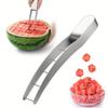 304 Stainless Steel Manual Watermelon Cube Slicing Knife Safe Watermelon Fruit Knife Cutting And Dividing Machine Kitchen Tool