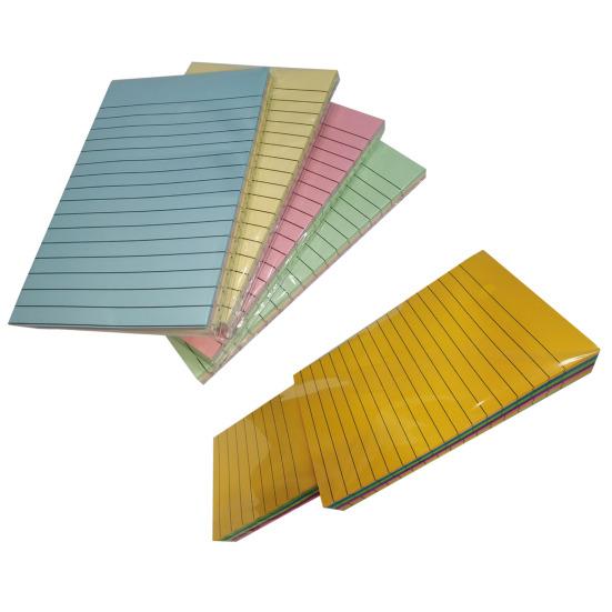 Эстетический липкий блокнот из 6 шт. с линиями для повышения производительности. Широко используемый портативный нейтральный блокнот в стиле бохо.