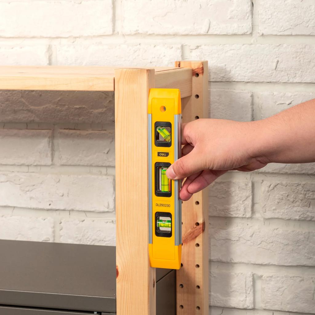 1PCS Level Ruler High Precision 3 Bubble Level Meter Mini Inclinometer Level Measuring Instrument Household Tools