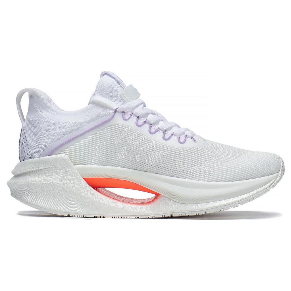 Li-Ning Кроссовки Essential Versatile Fabric Non-Slip Wear-Stick-Top Running Shoes Women sneakers White Blue Orange ARRT008-13
