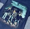 Винтажная черная хлопковая футболка группы ZZ Top S-5XL с коротким рукавом