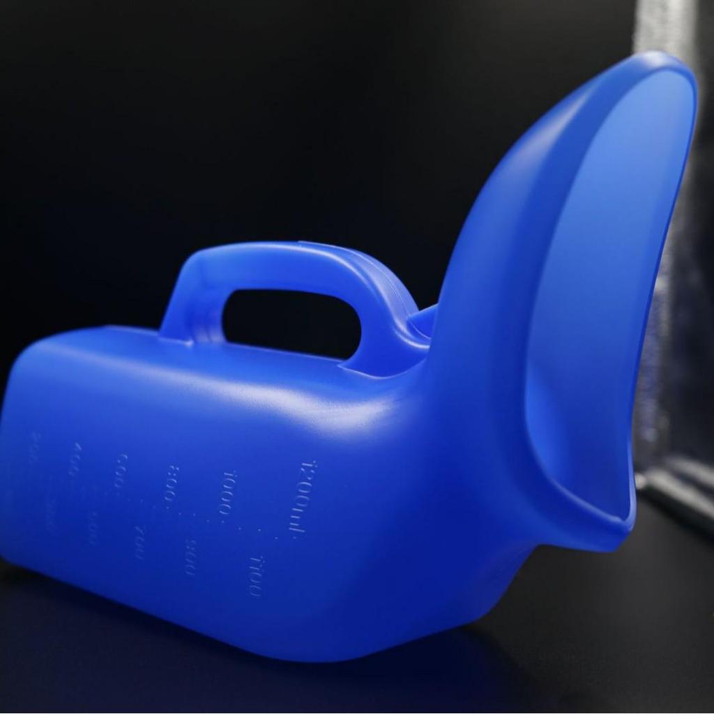 Men's Thickened Potty with Cover & Anti-Slip Ring - Odor-Free