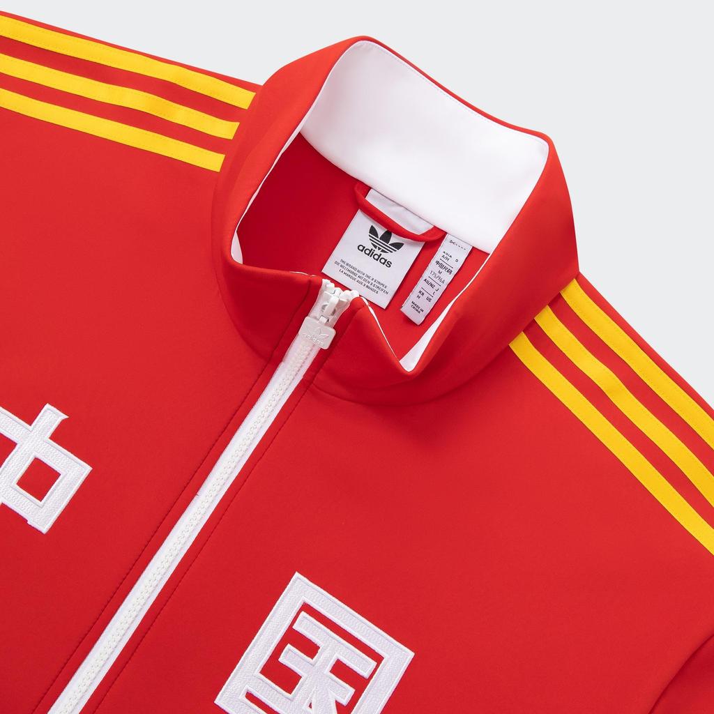adidas Оригинальная куртка CN 08 Tracktop с цветными блоками и полосатым принтом, свободная, удобная, модная, с воротником-стойкой, на молнии, с длинным рукавом, в стиле ретро, куртка унисекс KA5256