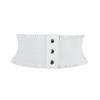 Ladies Cummerbunds Leather Waistband Stretch Cummerbunds Luxury Wide Belts Elastic Corset Band
