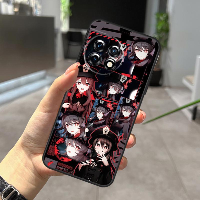 Чехол Genshin Impact Zhongli Hutao для OnePlus 11 8 9 10 Pro 8T 9RT 10R 10T 11R Nord CE 2 Lite 2T N10 N20 Ace Pro