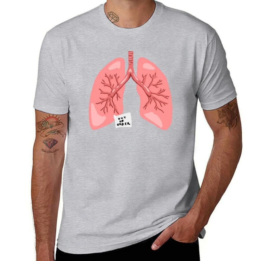 Out of Order Lungs TShirt custom shirt oversized t shirt vintage t shirts korean fashion tshirts for men