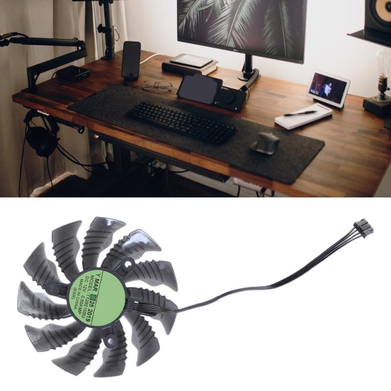 87MM T129215SU 4-контактный охлаждающий вентилятор для 980 Ti R9 390X 390 RX 480 580 1060 1080 1070 1070Ti кулеры для видеокарт вентилятор
