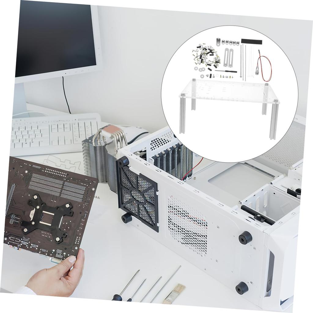 Cabilock 1 Set Motherboard Rack Open Frame Computer Case Motherboard Bracket Корпус материнской платы Корпус открытого корпуса Корпус компьютера Материнская плата компьютера