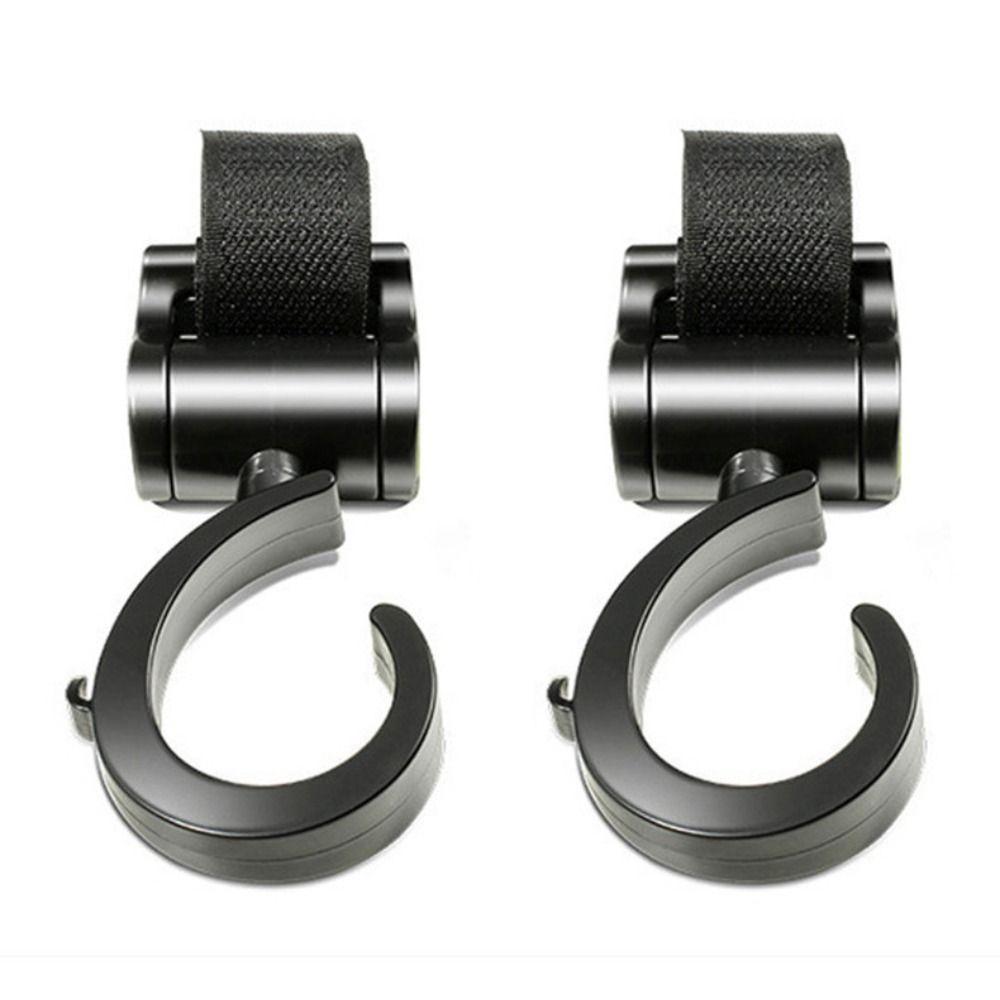 2/4 Pcs Secure Bag Hanger Adjustable Pram Hooks Accessories Cart Organizer Hook Car Seat
