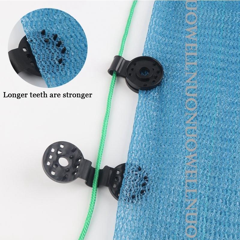 Sunshade Net Clip Agriculture Greenhouse Clamp Curtain Hook Multiple Use Ways Plastic Tongs Insect Proof Net Fixing Clip