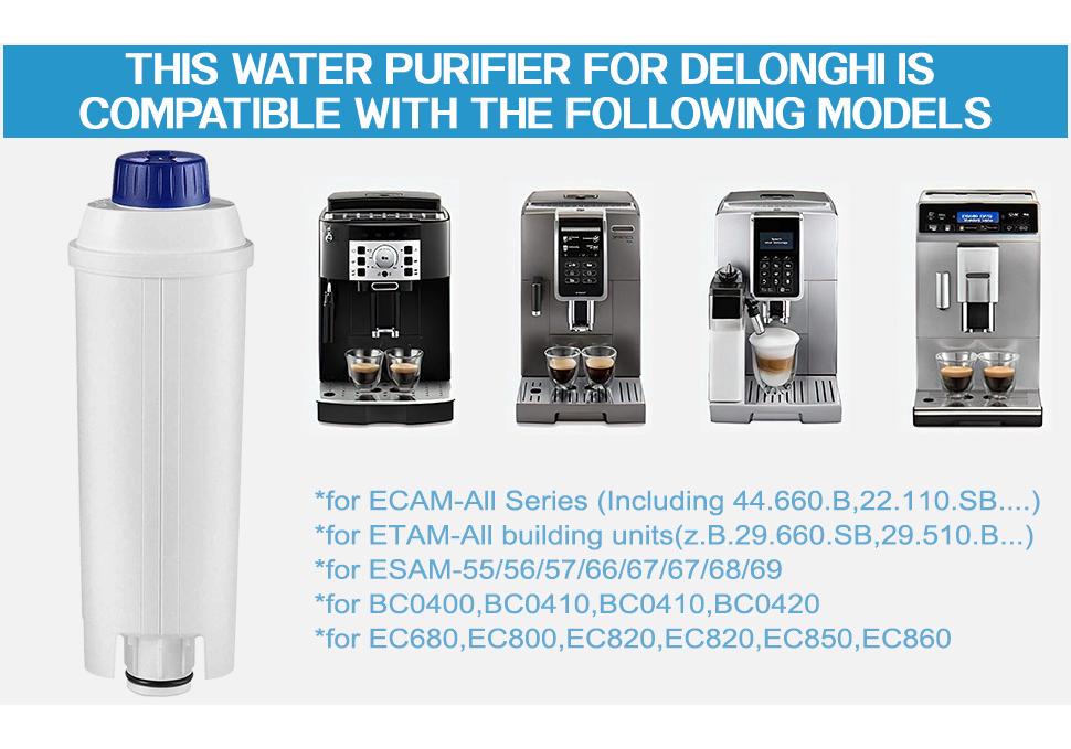 Совместимый фильтр-картридж для кофемашин DeLonghi DLSC002 для моделей Esam, etam и EC680