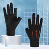 Солнцезащитные перчатки Ледяной шелк Полупалые Летние Тонкие Дышащие и Нескользящие Протекающие Перчатки с двумя пальцами Защита от УФ-лучей Рыбалка Спорт Езда