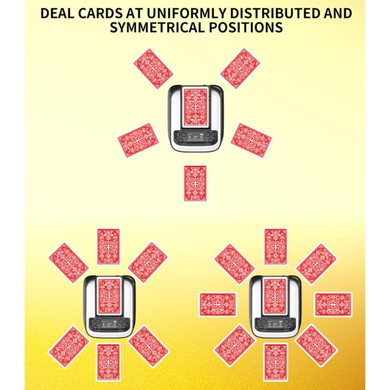 Rechargeable Card Dealer Playing Cards Shuffling Dealing Tool Automatic Card Shuffles Dealer Machine Party Poker Device