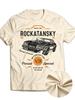 2026vintage Muscle Car Distressed Graphic Tshirt Oversized For Kids Adultsretro Old Auto Print Short Sleeve Casual Tops
