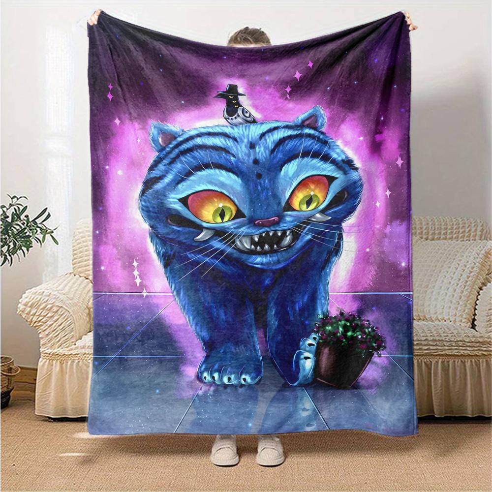 1pc KPop Demon Hunters23 Blanket, Gift, for Men and Women, Soft Blanket, Good for Sofa Bed Couch Travel, Lightweight Flannel Blanket