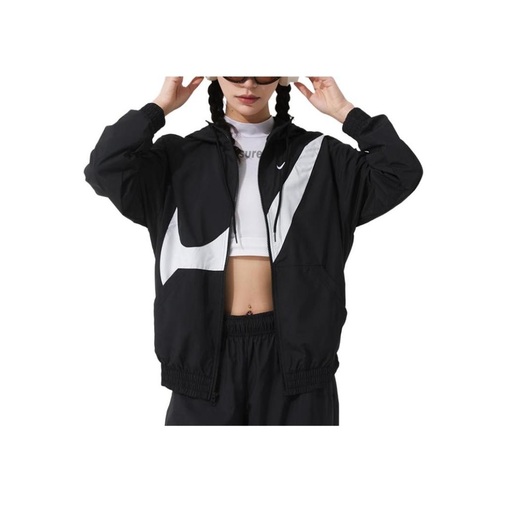 Nike Спортивная одежда Толстовка Повседневная Универсальная Спортивная куртка Женская куртка Черная HM8972010