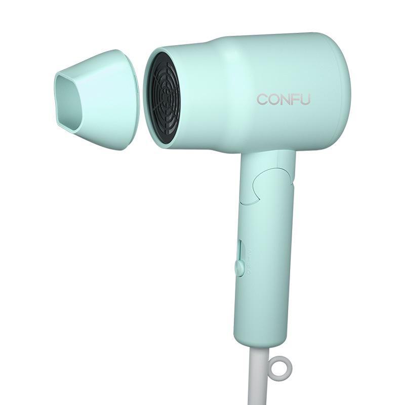 Портативный складной мини-фен Kangfu, уход за волосами в студенческом общежитии с горячим и холодным режимом