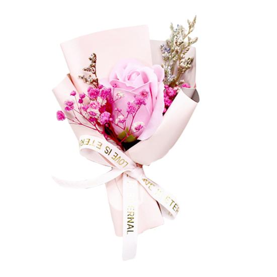 Юшэн Мини Ароматерапевтическое мыло Букет роз Ароматическая композиция из искусственных цветов Рождественские Свадебные Подарки на День Рождения День Святого Валентина для Женщин Мамы Жены