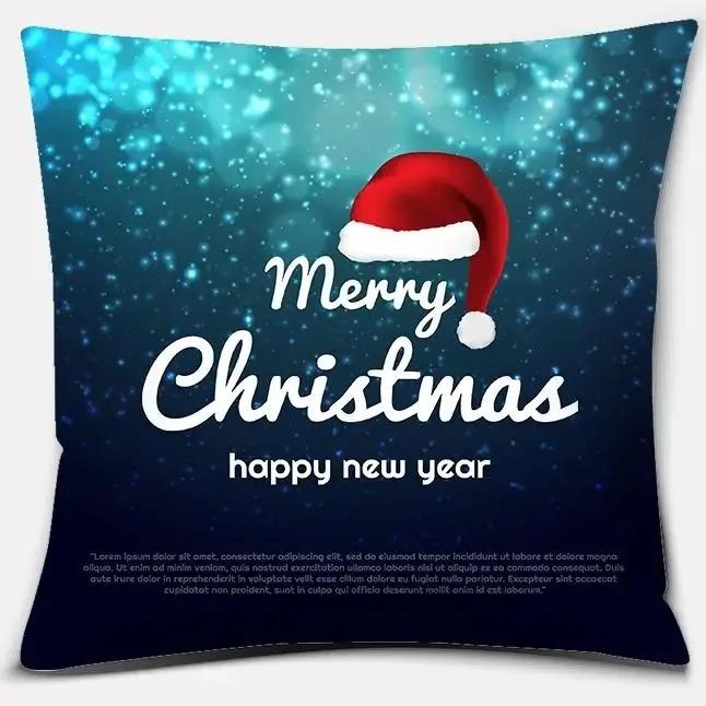 Christmas Themed Pillowcases Car Accessories Office Santa Claus Living Room Sofa Home Decoration Pillowcases
