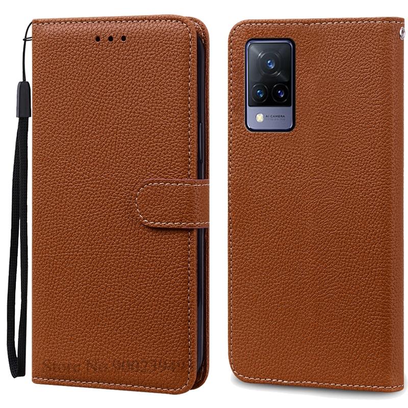 Для чехла Vivo V21 Vivo V21 5G Кошелек Флип Кожаный Чехол Для Vivo V2050 V2066 V2108 Vivo V 21 Задняя Крышка Для Корпуса Vivo V21 5G
