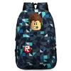 Стильный рюкзак Roblox для детей с ярким мультяшным рисунком и большим объемом