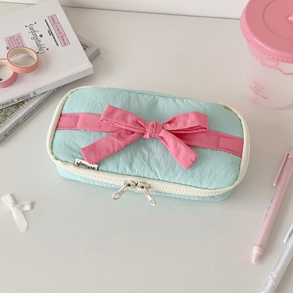 Candy Colored Stationery Storage Bag Large Capacity Storage Bag Pencil Case School Office