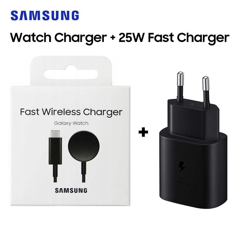 Оригинальное портативное беспроводное зарядное устройство для часов Samsung Watch Power Bank с функцией быстрой зарядки для Samsung Galaxy Watch 6/5 Pro/5/4/3/Active 2