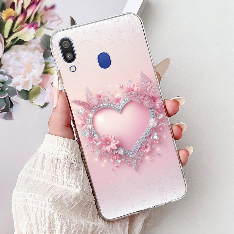 Для Samsung Galaxy M10 M20 M30 Чехол Новая Мода Расписная Крышка Прозрачный Силиконовый Мягкий Тонкий Чехол для Телефона Для Samsung M10 M20 M30 Fundas