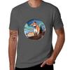 Aurora Borealis Tshirt Art Pattern Printed Casual Top