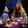 Glowing Witch Crystal Ball Resin Witch Hand Magic Ball Scene Layout Props   Halloween