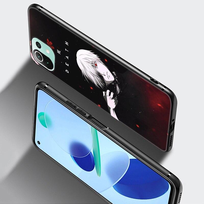 Чехол для телефона с аниме «Токийский гуль» для Xiaomi Mi 11 Lite NE 11i 10T 11T Pro A2 A3 Lite POCO F3 M3 M4 C31 X3 Pro NFC GT, черный чехол