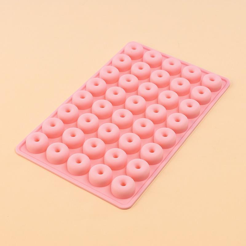 50-Piece Food Grade Silicone Gummy Bear Chocolate Molds - Cute Cartoon Design for DIY Baking