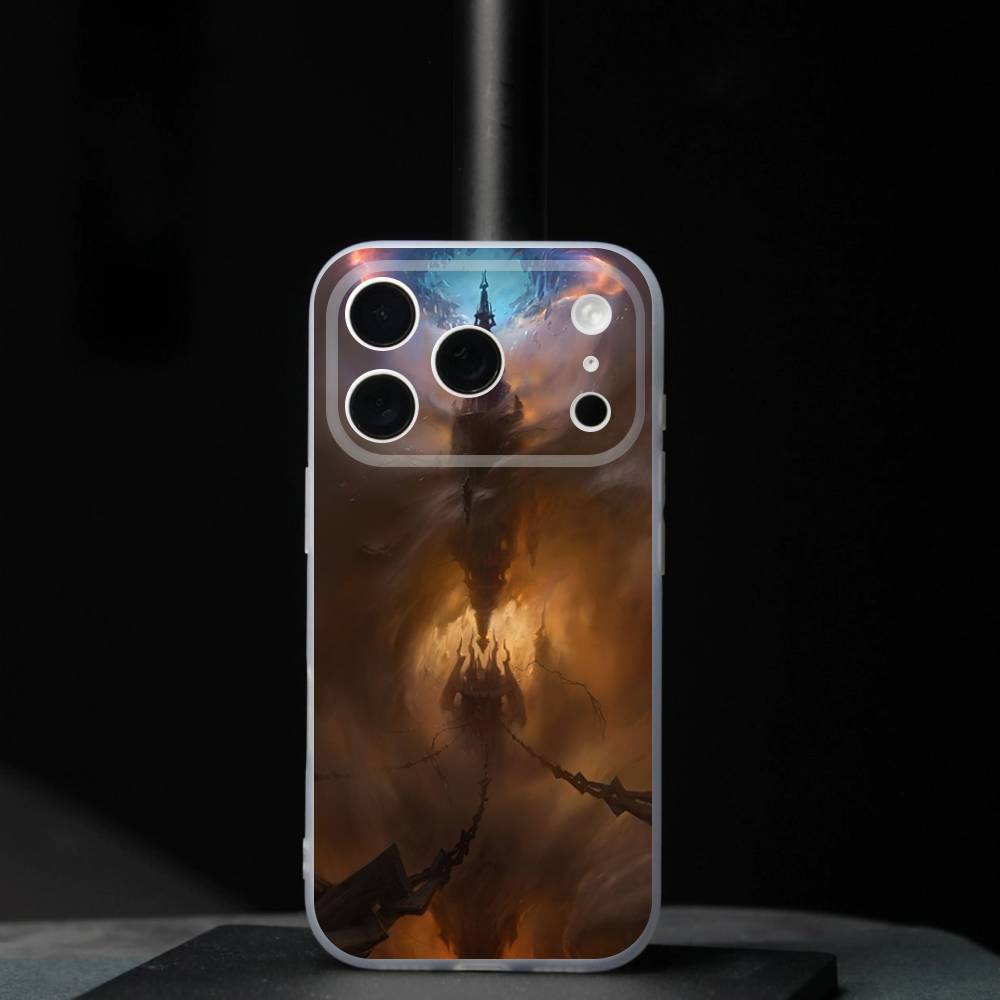 W-World Of W-Warcraft Крутой Для iPhone 11,12,13,14,15,16,17,Pro,Max,Plus,Mini,SE4,E Чехол Для Телефона С Беспроводной Зарядкой Magsafe