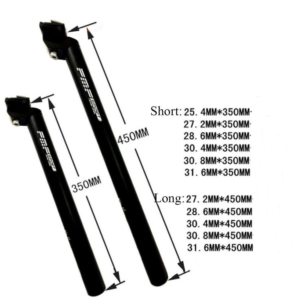 Aluminum Zinc Zinc Alloy Shock Absorption 25.4 27.2 28.6mm Seat Tube Bicycle Seat Post Bike Saddle Pole