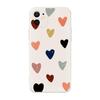 For 17 Pro Max Mobile Phone Case Liquid Silicone Frosted Shockproof Flower Love Straight Edge Design