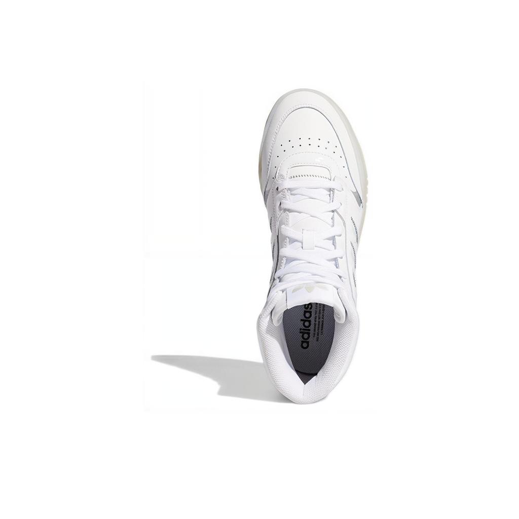 adidas Оригинальные кроссовки Originals Drop Step из синтетической кожи, прочные, дышащие, средней высоты, унисекс, белые EF7140