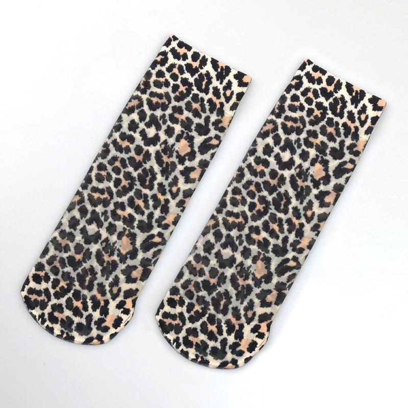 Короткие летние носки в женском стиле с различными милыми узорами