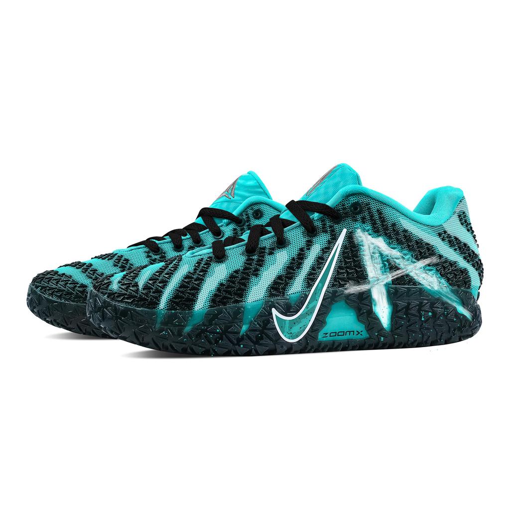 Nike Баскетбольные кроссовки Ja Morant 3 Neon Wanderer Rebound Grip Низкие Мужские Белый Зеленый HF2794-300(Команда529-)