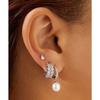 [Annia Haye] White Cubic Zirconia Bezel Set Stud 925 Silver Earrings E058-04H