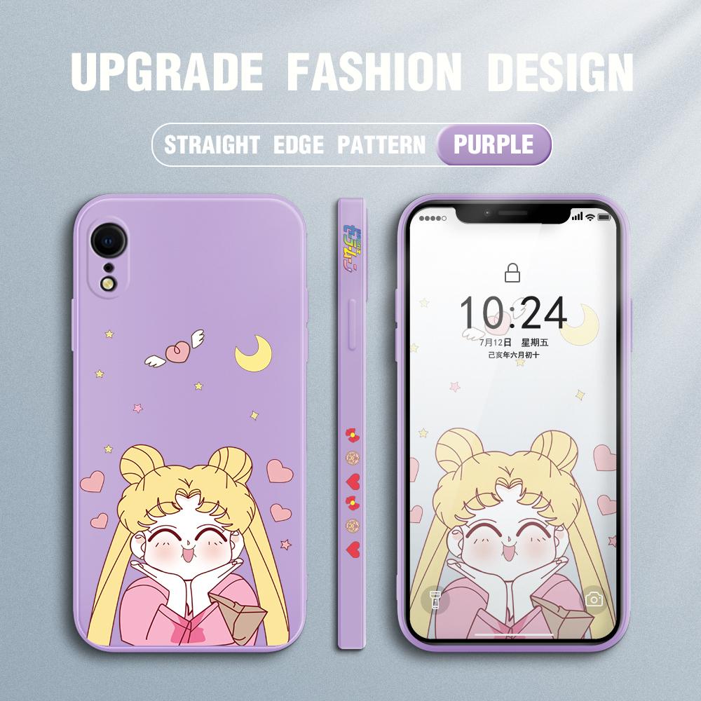 Чехол для телефона с милой девушкой из мультфильма для Redmi Xiaomi POCO Note 10 Pro 9 9A 9T 10C 8 7 11 Lite 5G X3 M3 с квадратным краем, мягкие защитные чехлы для полной камеры