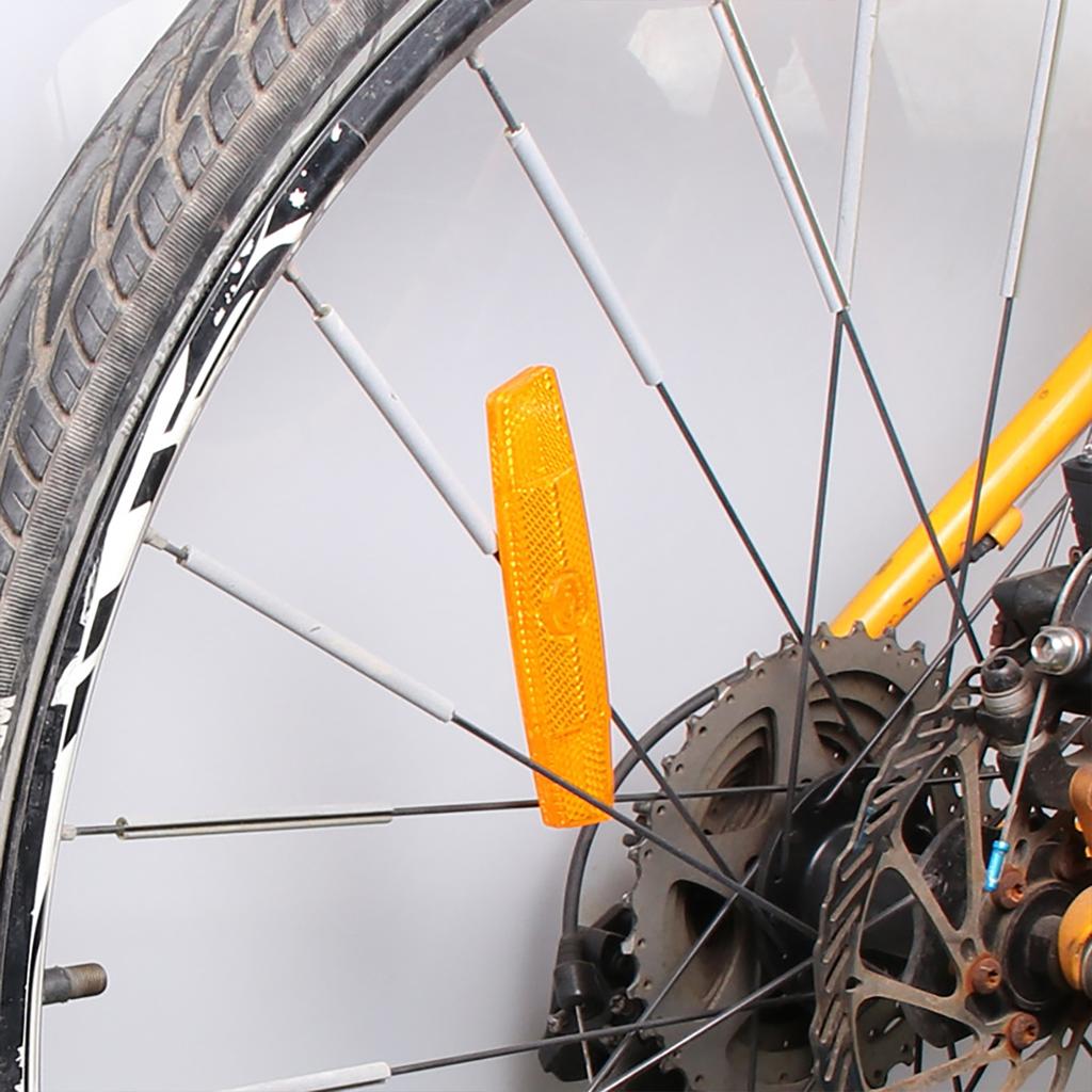 GUB Plastic Rim Reflector Stable High Strength Anti Rust Spoke Warning Reflector for Cycling