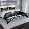 Eagles Pride Design Bed Bedding Set 1 Duvet Cover + 2 Pillowcases Soft Breathable Household Bed Linens