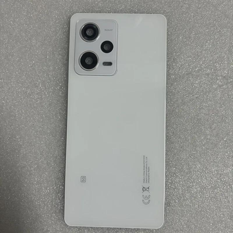 Для Redmi Note 12 Pro 5G Задняя крышка аккумулятора Задняя панель Корпус Чехол Замена