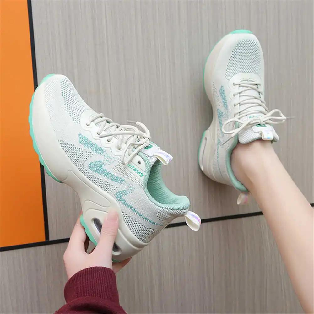 Fashion Lace Up Verdes Women Shoes Flat Training Sneakers Colors Festival Boots Sports Luxe Tenismasculine Teni Casuall Due To